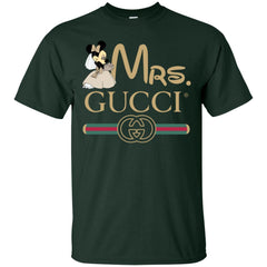 Mrs Minnie Gucci Couple Disney Shirt Valentine's Day T-shirt Men Cotton T-Shirt Men Cotton T-Shirt - parenttees