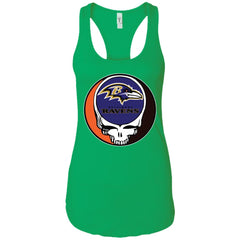 Baltimore Ravens Grateful Dead Steal Your Face Football Nfl Shirts Women Tank Top Women Tank Top - parenttees