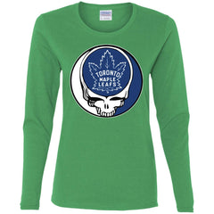 Toronto Maple Leafs Grateful Dead Steal Your Face Hockey Nhl Shirts Women Long Sleeve Shirt Women Long Sleeve Shirt - parenttees