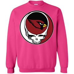 Arizona Cardinals Grateful Dead Steal Your Face Football Nfl Shirts Crewneck Pullover Sweatshirt Crewneck Pullover Sweatshirt - parenttees