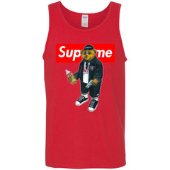 Supreme Bear Guns T-shirt Men Cotton Tank Men Cotton Tank - parenttees