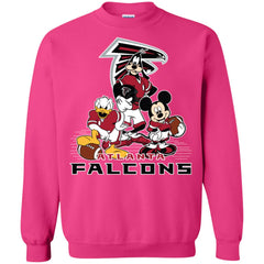 Mickey Mouse Atlanta Falcons American Football Nfl Sports Shirt Crewneck Pullover Sweatshirt Crewneck Pullover Sweatshirt - parenttees