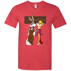 Louis Vuitton Rabbit Love Family T-shirt Men V-Neck T-Shirt Men V-Neck T-Shirt - parenttees