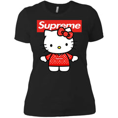 Supreme Hello Kitty Loves T-shirt Women Cotton T-Shirt Women Cotton T-Shirt - parenttees