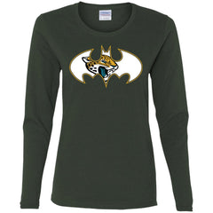 We Are The Jacksonville Jaguars Batman Nfl Mashup Women Long Sleeve Shirt Women Long Sleeve Shirt - parenttees