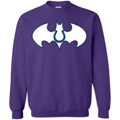 We Are The Indianapolis Colts Batman Nfl Mashup Crewneck Pullover Sweatshirt Crewneck Pullover Sweatshirt - parenttees