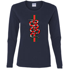 Gucci Snake Hot T-shirt Women Long Sleeve Shirt Women Long Sleeve Shirt - parenttees