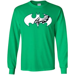 We Are The Philadelphia Eagles Batman Nfl Mashup Men Long Sleeve Shirt Men Long Sleeve Shirt - parenttees