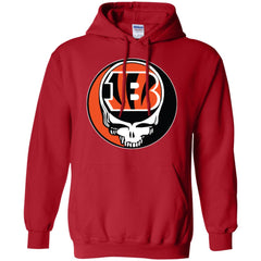 Cincinnati Bengals Grateful Dead Steal Your Face Football Nfl Shirts Pullover Hoodie Sweatshirt Pullover Hoodie Sweatshirt - parenttees