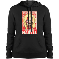 Captain Marvel Ornament Women Hooded Sweatshirt