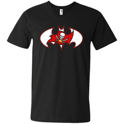 We Are The Tampa Bay Buccaneers Batman Nfl Mashup Men V-Neck T-Shirt