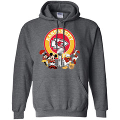 Nfl – Kansas City Chiefs Super Bowl 2019 Mickey Mouse Minnie Mouse Donald Duck Daisy Duck Football Pullover Hoodie Sweatshirt Pullover Hoodie Sweatshirt - parenttees