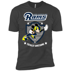 Nfl – Los Angeles Rams Totally Awesome Mickey Mouse Super Bowl 2019 Football Men Short Sleeve T-Shirt Men Short Sleeve T-Shirt - parenttees