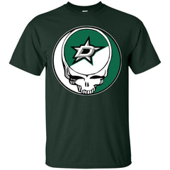 Dallas Stars Grateful Dead Steal Your Face Hockey Nhl Shirts Men Cotton T-Shirt Men Cotton T-Shirt - parenttees