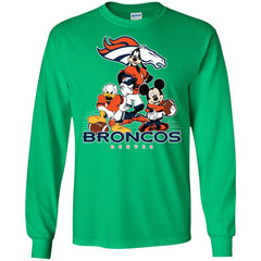 Mickey Mouse Denver Broncos American Football Nfl Sports Shirt Men Long Sleeve Shirt Men Long Sleeve Shirt - parenttees