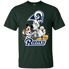 Nfl – Los Angeles Rams Donald Duck Goofy Mickey Mouse Super Bowl 2019 Football Men Cotton T-Shirt Men Cotton T-Shirt - parenttees