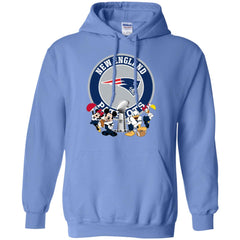 Nfl – New England Patriots Super Bowl 2019 Mickey Mouse Minnie Mouse Donald Duck Daisy Duck Football Pullover Hoodie Sweatshirt Pullover Hoodie Sweatshirt - parenttees