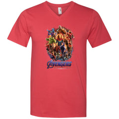 Marvel Avengers  Endgame Men V-Neck T-Shirt Men V-Neck T-Shirt - parenttees