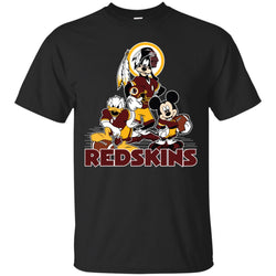 Mickey Mouse Washington Redskins American Football Nfl Sports Shirt Men Cotton T-Shirt