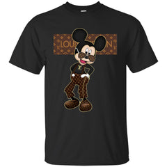 Best Louis Vuitton Mickey Fashion T-shirt Men Cotton T-Shirt Men Cotton T-Shirt - parenttees