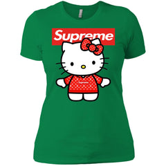 Supreme Hello Kitty Loves T-shirt Women Cotton T-Shirt Women Cotton T-Shirt - parenttees