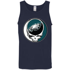 Philadelphia Eagles Grateful Dead Steal Your Face Football Nfl Shirts Men Cotton Tank Men Cotton Tank - parenttees