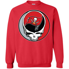 Tampa Bay Buccaneers Grateful Dead Steal Your Face Football Nfl Shirts Crewneck Pullover Sweatshirt Crewneck Pullover Sweatshirt - parenttees