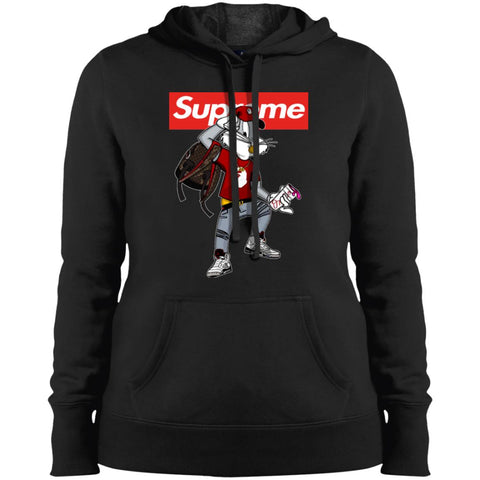 Supreme Rabbit Shirt Women Hooded Sweatshirt Black / X-Small Women Hooded Sweatshirt - parenttees