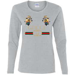 Gucci T-shirt Minion Funny Film T-shirt Women Long Sleeve Shirt