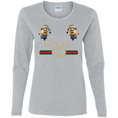 Gucci T-shirt Minion Funny Film T-shirt Women Long Sleeve Shirt Women Long Sleeve Shirt - parenttees