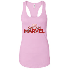 Marvel Captain Marvel Movie Logo Red Women Tank Top Women Tank Top - parenttees