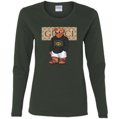 Best Gucci Bear Style Fashion T-shirt Women Long Sleeve Shirt Women Long Sleeve Shirt - parenttees