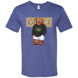 Best Gucci Bear Style Fashion T-shirt Men V-Neck T-Shirt