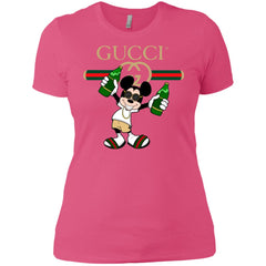 Gucci Mickey Mouse Top Trending T-shirt Women Cotton T-Shirt Women Cotton T-Shirt - parenttees