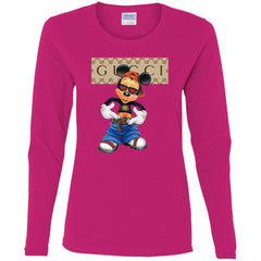 Gucci Logo Shirt Mickey Mouse T-shirt Women Long Sleeve Shirt Women Long Sleeve Shirt - parenttees