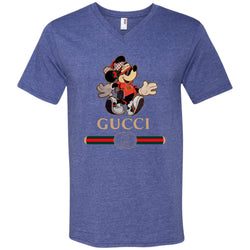 Gucci Mickey Fashion Stylelist Music T-shirt Men V-Neck T-Shirt