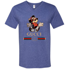 Gucci Mickey Fashion Stylelist Music T-shirt Men V-Neck T-Shirt Men V-Neck T-Shirt - parenttees