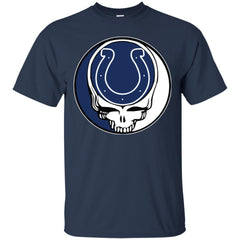 Indianapolis Colts Grateful Dead Steal Your Face Football Nfl Shirts Men Cotton T-Shirt Men Cotton T-Shirt - parenttees