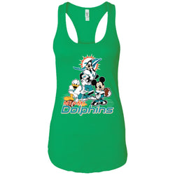 Mickey Mouse Miami Dolphins American Football Nfl Sports Shirt Women Tank Top