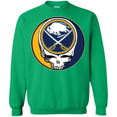 Buffalo Sabres Grateful Dead Steal Your Face Hockey Nhl Shirts Crewneck Pullover Sweatshirt Crewneck Pullover Sweatshirt - parenttees