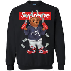 Supreme Bear Hot Trending T-shirt Crewneck Pullover Sweatshirt Crewneck Pullover Sweatshirt - parenttees