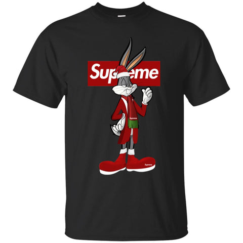 Supreme Rabbit Party T-shirt Men Cotton T-Shirt Black / S Men Cotton T-Shirt - parenttees