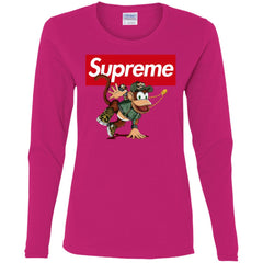 Supreme Monkey T-shirt Women Long Sleeve Shirt Women Long Sleeve Shirt - parenttees