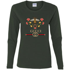 Gucci Logo T-shirt Women Long Sleeve Shirt Women Long Sleeve Shirt - parenttees