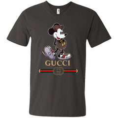 Gucci Mickey Kitty beauty T-shirt Men V-Neck T-Shirt T-Shirts - parenttees