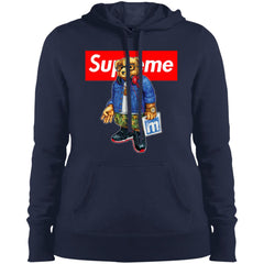 Supreme Bear Style Music T-shirt Women Hooded Sweatshirt Women Hooded Sweatshirt - parenttees