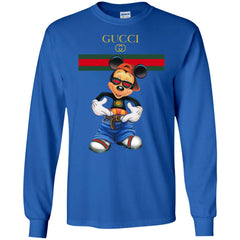 Gucci Logo Mickey Gift Trending T-shirt Men Long Sleeve Shirt Men Long Sleeve Shirt - parenttees