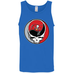 Tampa Bay Buccaneers Grateful Dead Steal Your Face Football Nfl Shirts Men Cotton Tank Men Cotton Tank - parenttees