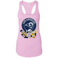 Nfl – Los Angeles Rams Super Bowl 2019 Mickey Mouse Minnie Mouse Donald Duck Daisy Duck Football Women Tank Top Women Tank Top - parenttees