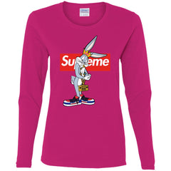 Supreme Rabbit Trending T-shirt Women Long Sleeve Shirt Women Long Sleeve Shirt - parenttees